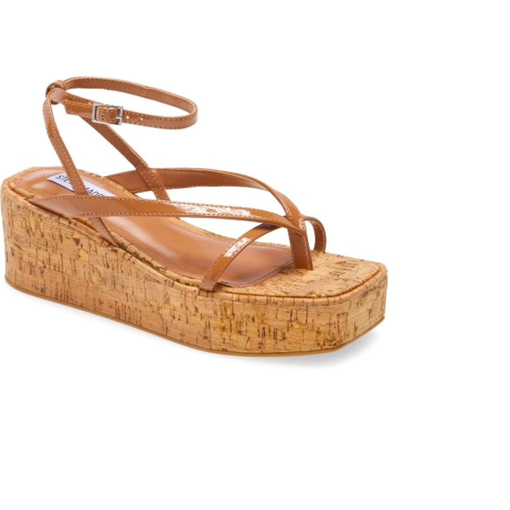 Steve Madden Platform Sandal in Cognac